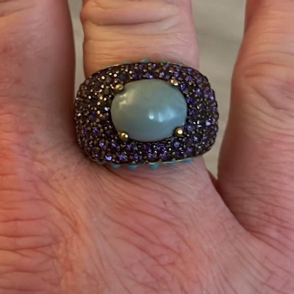 Vintage Heidi Daus Swarovski Crystal Statement Ring. - Picture 4 of 4